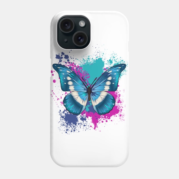 Colorful Butterfly Phone Case by QW1Nky Shop