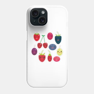 Fresh juicy berries Phone Case