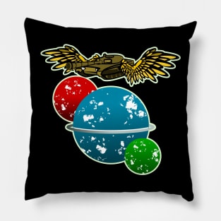 Tank in space Pillow