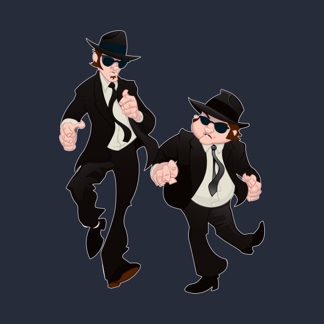 The Blues Brothers by Dan Almanzar / Wonka1701