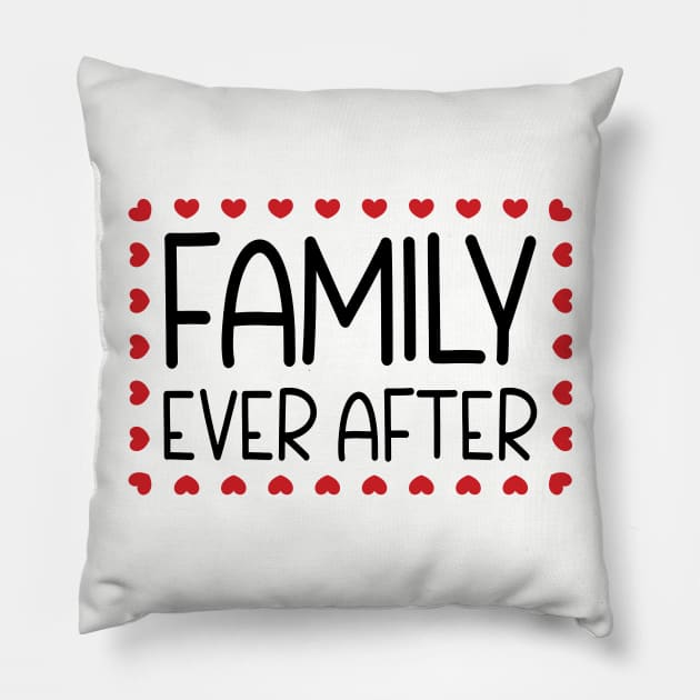 Family Ever After BIG SIS Older Sister Novelty Graphic Gift design Pillow by nikkidawn74