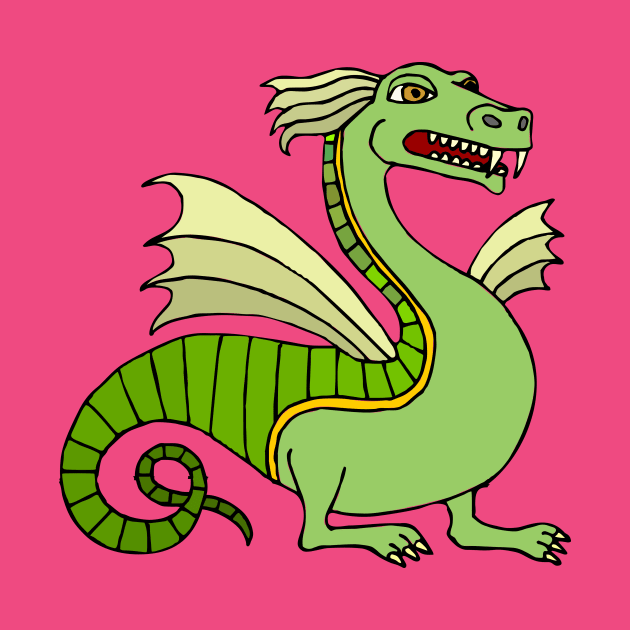 Green Chinese Dragon by PatrioTEEism