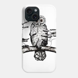 owl drawing Phone Case