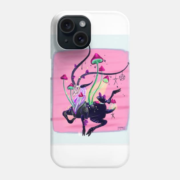 Cosmic antelope Phone Case by Bertoni_Lee