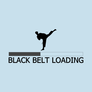 Black belt loading T-Shirt