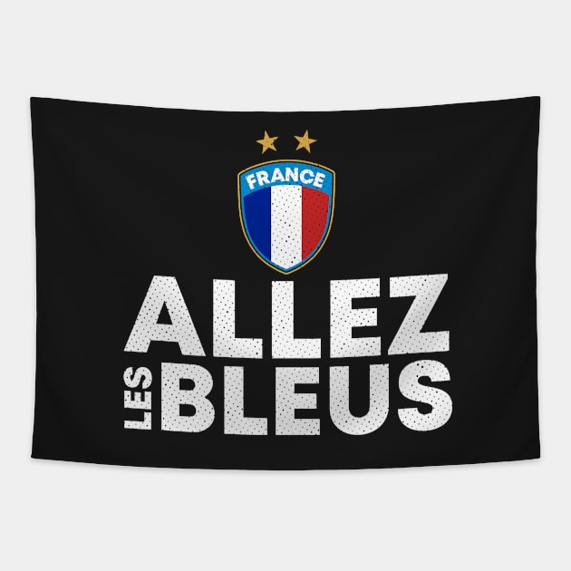 France, Allez Les Bleus Tapestry by zeno27