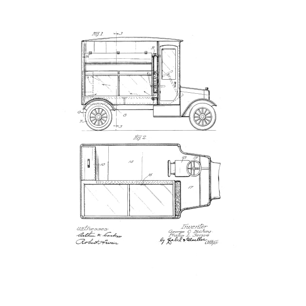 Refrigerator Display Vending Machine Vintage Patent Hand Drawing by TheYoungDesigns