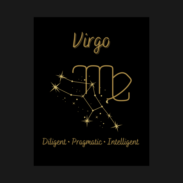 Astrology Collection - Virgo (Symbol & Constellation) by Tanglewood Creations