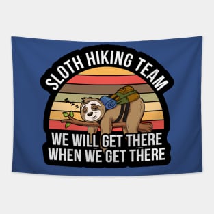sloth hiking team1 Tapestry
