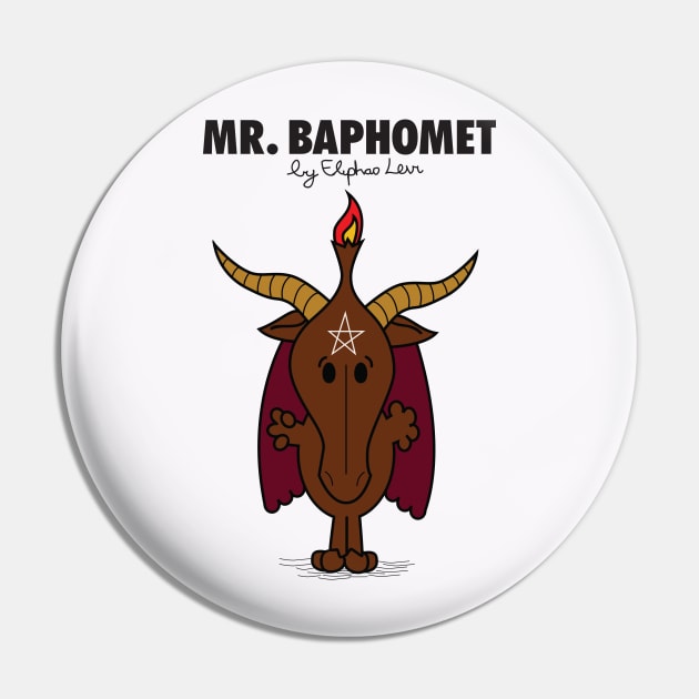Mr Baphomet Pin by Tameink