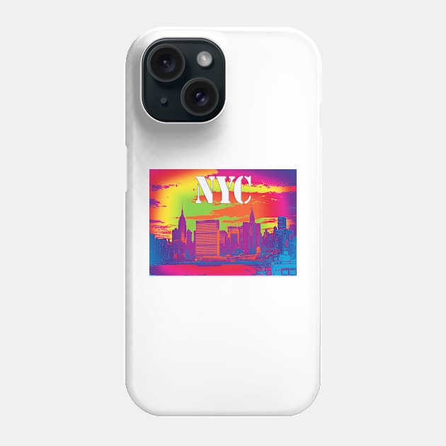 NYC East River View Phone Case by Degroom