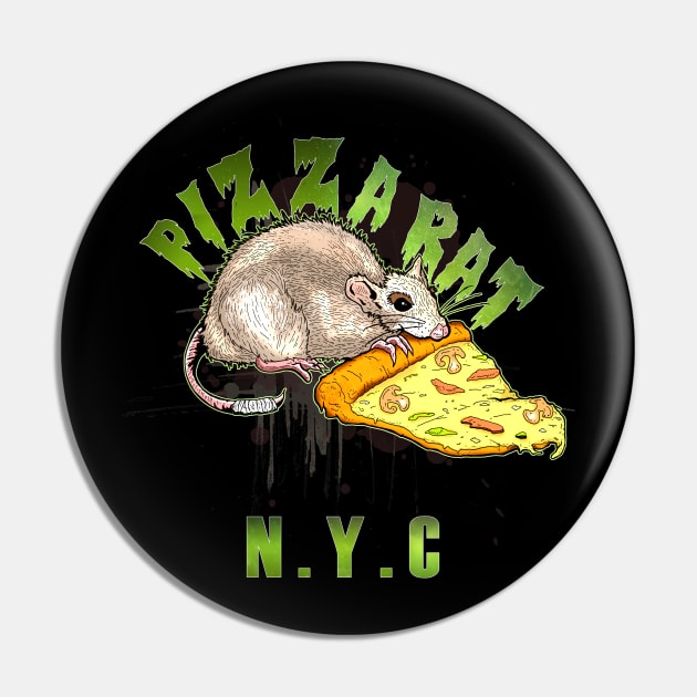 Pizza Rat NYC Pin by Lmann17