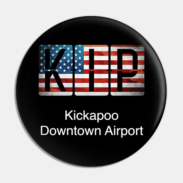 KIP Kickapoo Downtown Airport Pin by Storeology