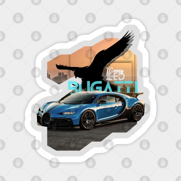 Bugatti Chiron Magnet by AER46_Designverse