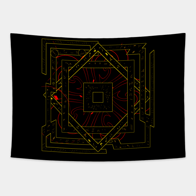 Rune Design 1 Tapestry by MichaelaGrove