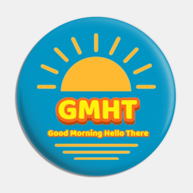 The Weekly Planet - Morning Negotiator Pin by dbshirts