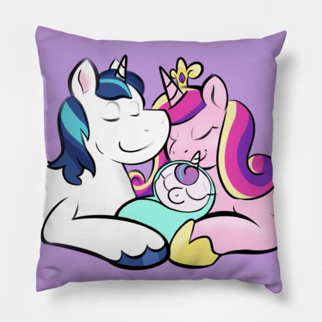 The Royal Family Pillow by AmyNewBlue