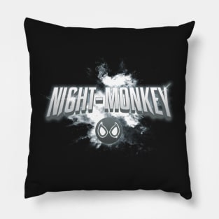 Night Monkey Logo Pillow