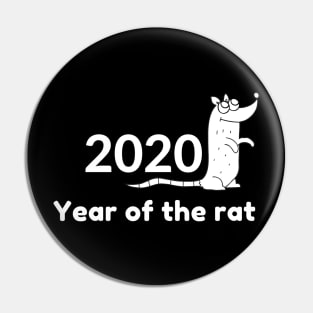 year of the rat 2020 Pin