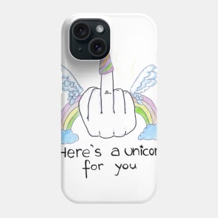 Rude Unicorn Phone Case