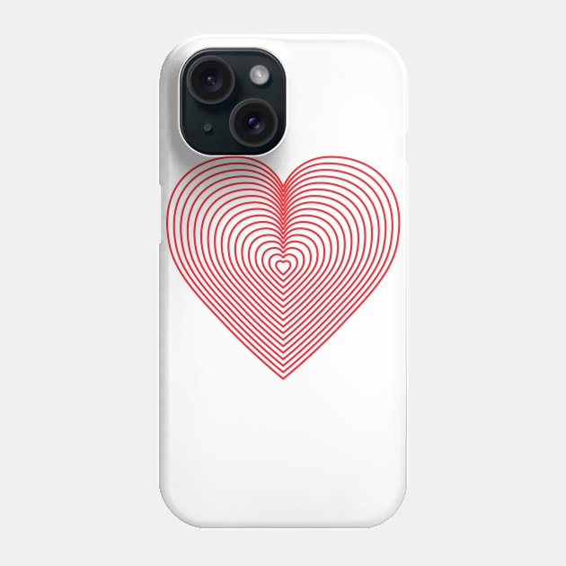 Hearts Phone Case by nnorbi