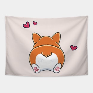 Corgi Butt Tapestry