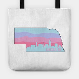 Nebraska Lincoln Skyline Sunset Tote