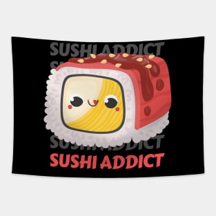 Cute Kawaii Sushi lover I love Sushi Life is better eating sushi ramen Chinese food addict Tapestry