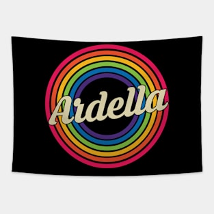 Ardella - Retro Rainbow Style Tapestry