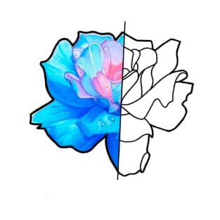 Blue rose T-Shirt