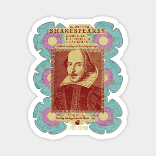 Shakespeare Tudor Flower Power Magnet