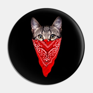 Gangster Cat Pin