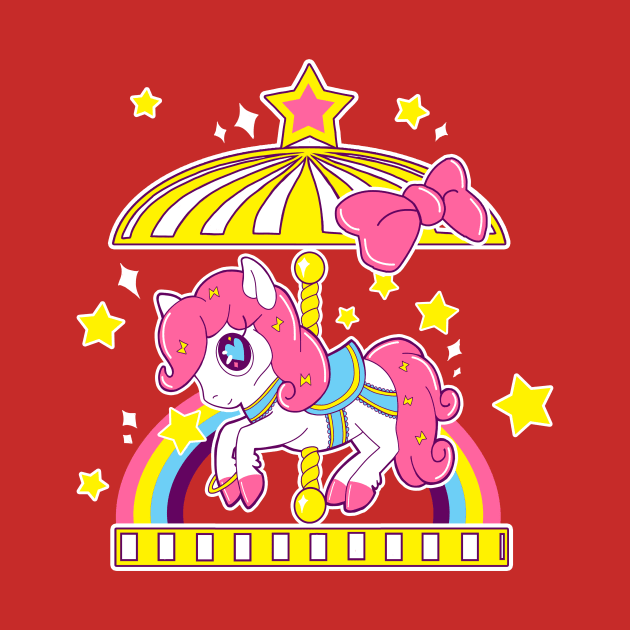 Rainbow Carousel by spookyruthy