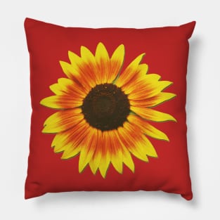 Retro Sunflower, sunflower shirt, womens fall, Cute Sunflower Shirt, Wildflower Shirt, 70's Shirt Pillow