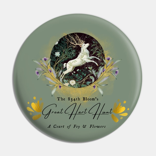 The Great Hart Hunt Pin by MegBliss