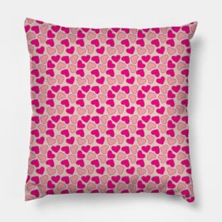 Pinky Hearts Repeated Pattern 073#001 Pillow