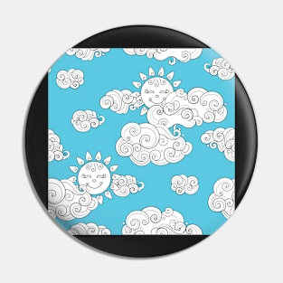 Fairytale Weather Forecast Large Scale Print Pin