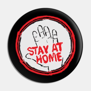 stay at home Pin