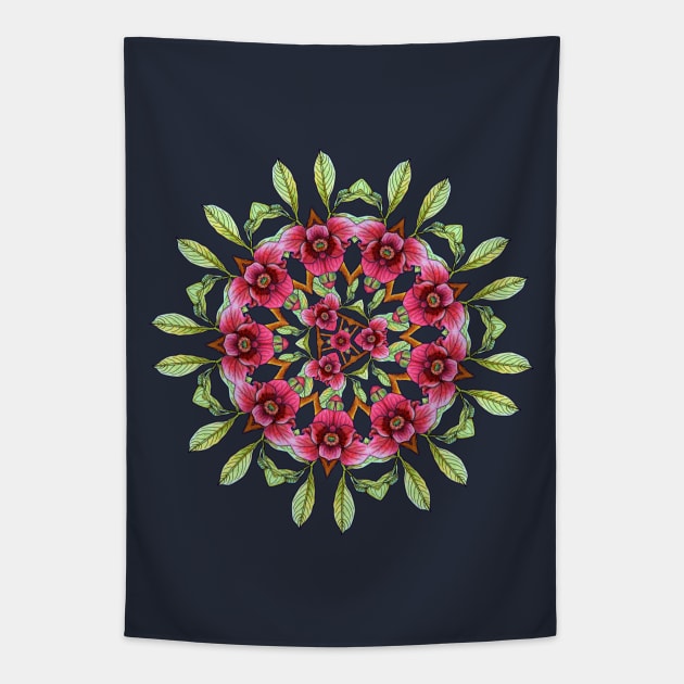 Pawpaw Kaleidoscope Tapestry by ThisIsNotAnImageOfLoss