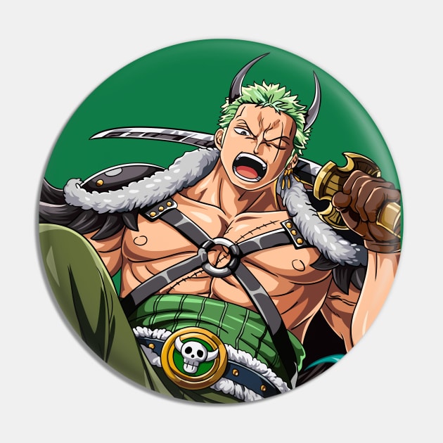 Roronoa Zoro Pin by Cherryhell Visual Project