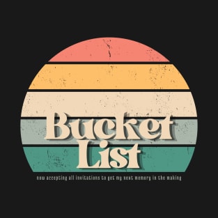 Bucket List Retro T-Shirt