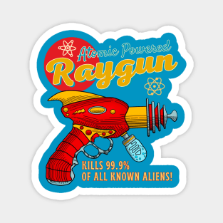 Atomic Powered Raygun Magnet