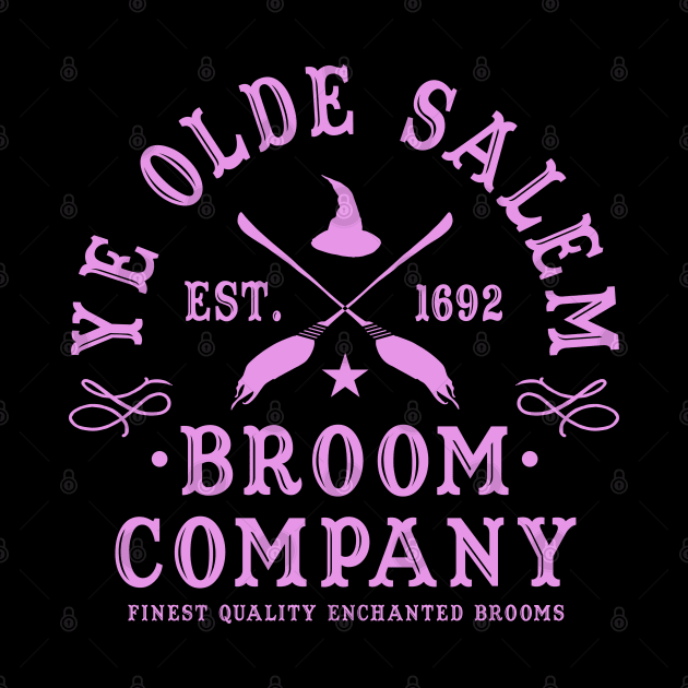 Wiccan Occult Witchcraft Salem Broom Company by ShirtFace