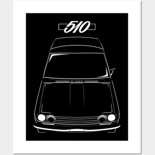 Vintage Car Ad 1969 Datsun 510 Poster for Sale by backtoblackttt