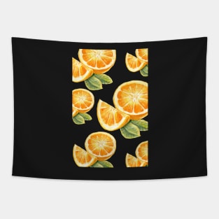Orange fruit_pattern Tapestry