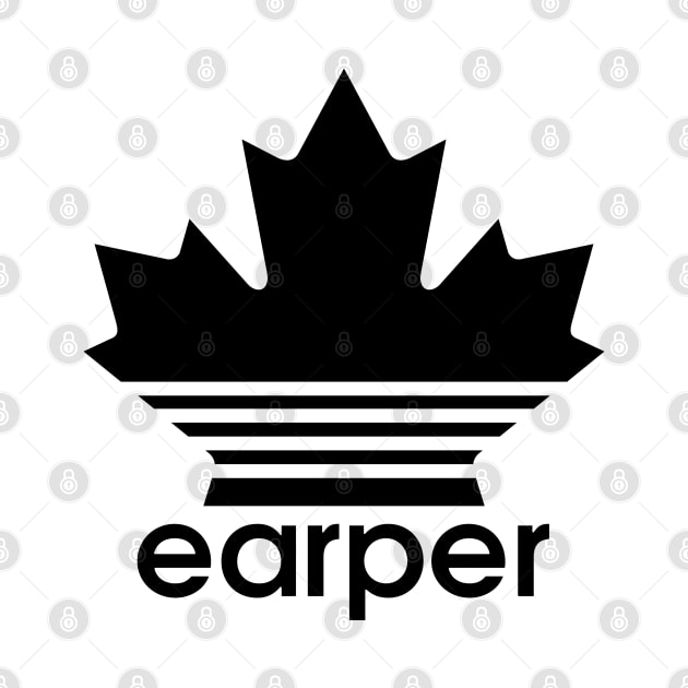 Earper Maple Leaf - Wynonna Earp - Black Font by VikingElf