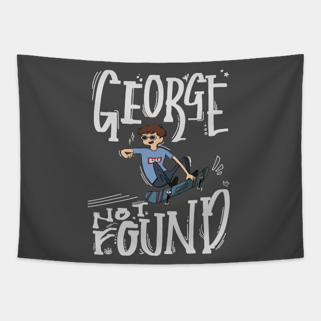 georgenotfound skateboarding Tapestry by naddakkidal