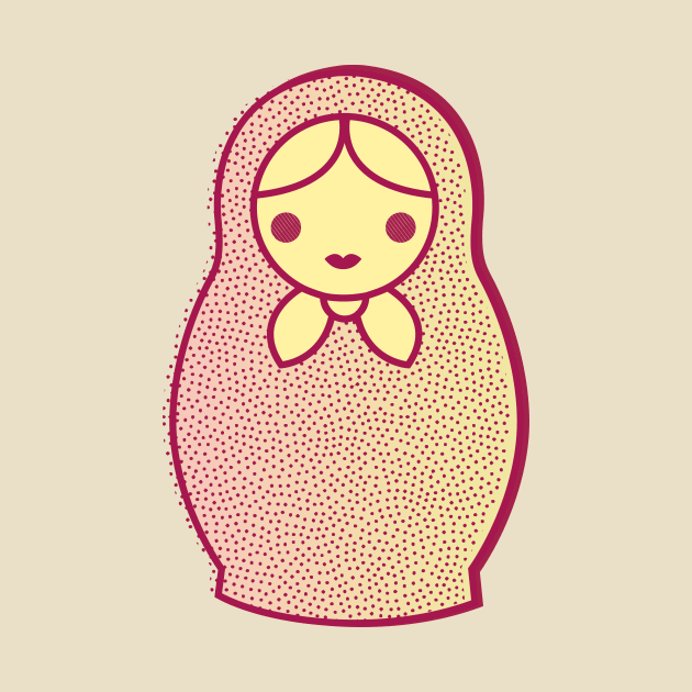 Stippled matryoshka by Design by Maria 