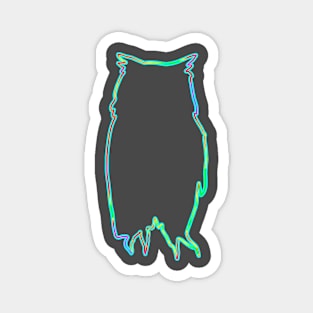 Neon owl Magnet