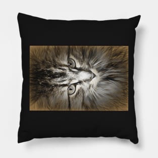 Beautiful cat face Jigsaw Puzzle Pillow